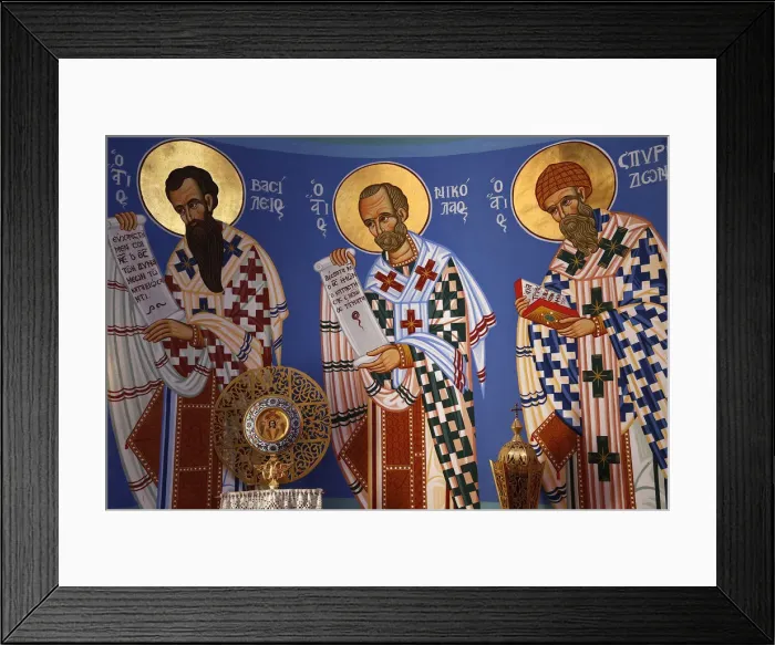 Framed Print : Liturgical object and fresco in the sanctuary of Pedoulas Orthodox church, Pedoulas Framed Print : Liturgical object and fresco in the sanctuary of Pedoulas Orthodox church, Pedoulas
