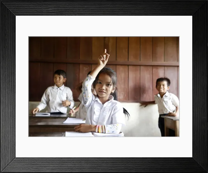Framed Print : Arrupe Karuna Krom outreach program run by the Catholic Church (Jesuits), a rural school Framed Print : Arrupe Karuna Krom outreach program run by the Catholic Church (Jesuits), a rural school