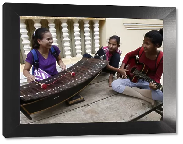 Phare Ponleu Selpak music school, Battambang, Cambodia, Indochina, Southeast Asia, Asia