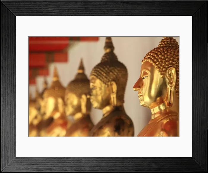 Framed Print : The meditation posture bronze Buddhas, Wat Pho, Bangkok, Thailand, Southeast Asia, Asia Framed Print : The meditation posture bronze Buddhas, Wat Pho, Bangkok, Thailand, Southeast Asia, Asia