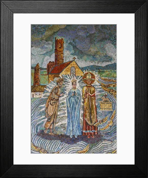 Framed Print : Irish mosaic, Annunciation Basilica, Nazareth, Galilee, Israel, Middle East Framed Print : Irish mosaic, Annunciation Basilica, Nazareth, Galilee, Israel, Middle East