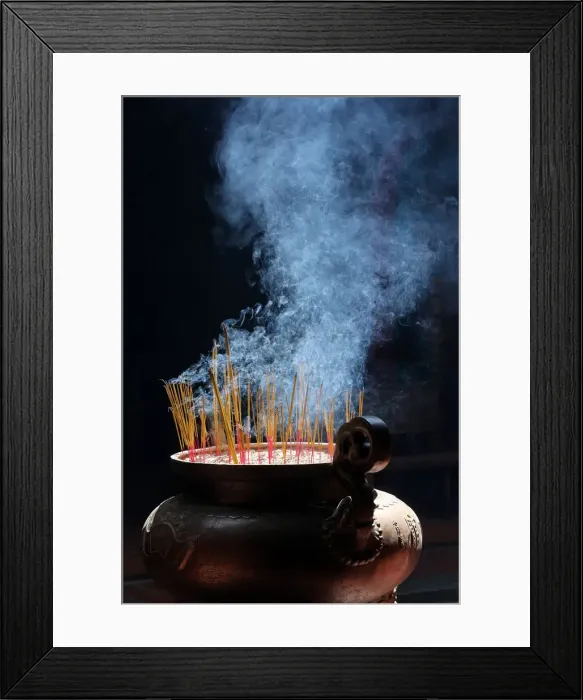 Framed Print : Chua On Lang Taoist temple, Ho Chi Minh City, Vietnam, Indochina, Southeast Asia, Asia