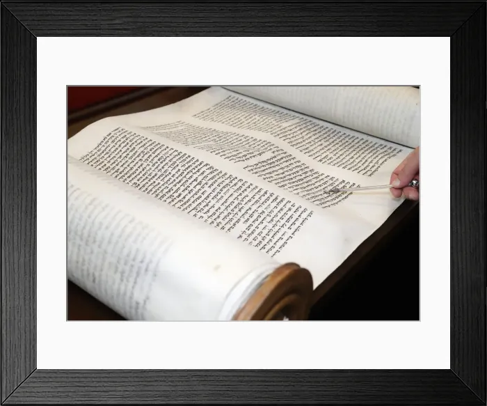 Framed Print : Torah scrolls and yad, Switzerland, Europe Framed Print : Torah scrolls and yad, Switzerland, Europe
