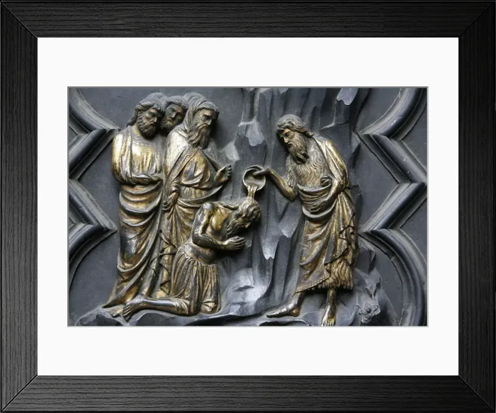 Framed Print : St. John the Baptist, Baptistry of San Giovanni, Florence, Tuscany, Italy, Europe Framed Print : St. John the Baptist, Baptistry of San Giovanni, Florence, Tuscany, Italy, Europe