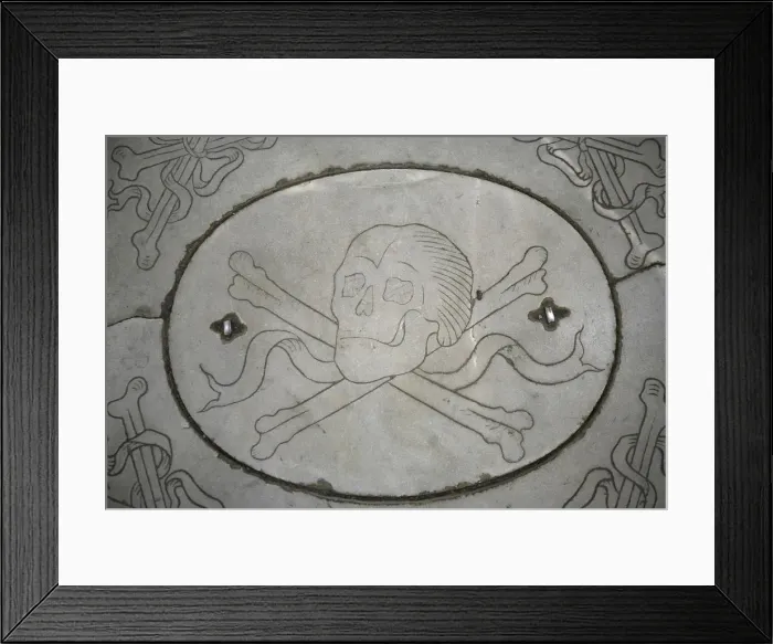 Framed Print : Skull and bones, Florence, Tuscany, Italy, Europe Framed Print : Skull and bones, Florence, Tuscany, Italy, Europe