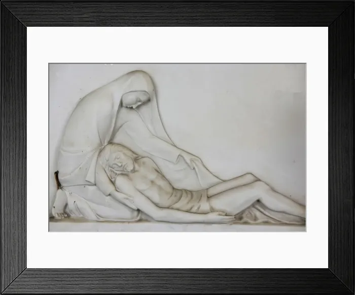 Framed Print : Pieta in Milano monumental cemetery, Milan, Lombardy, Italy, Europe Framed Print : Pieta in Milano monumental cemetery, Milan, Lombardy, Italy, Europe