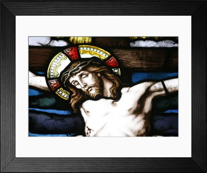 Framed Print : Jesuss Crucifixion, New York, United States of America, North America Framed Print : Jesuss Crucifixion, New York, United States of America, North America