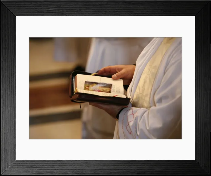 Framed Print : Priests missal, Rome, Lazio, Italy, Europe Framed Print : Priests missal, Rome, Lazio, Italy, Europe