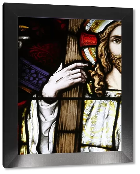 Jesus carrying his cross, New York, United States of America, North America