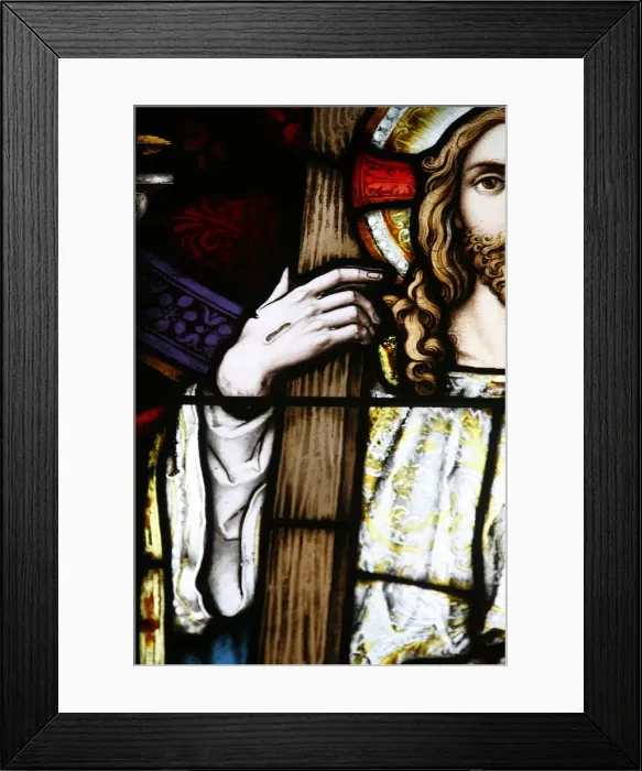 Framed Print : Jesus carrying his cross, New York, United States of America, North America Framed Print : Jesus carrying his cross, New York, United States of America, North America