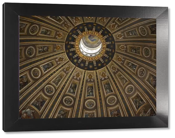 Dome of St. Peters Basilica, Rome, Lazio, Italy, Europe
