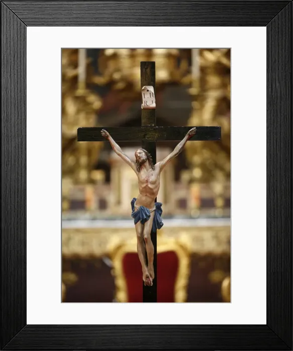 Framed Print : Crucifix, Rome, Lazio, Italy, Europe Framed Print : Crucifix, Rome, Lazio, Italy, Europe