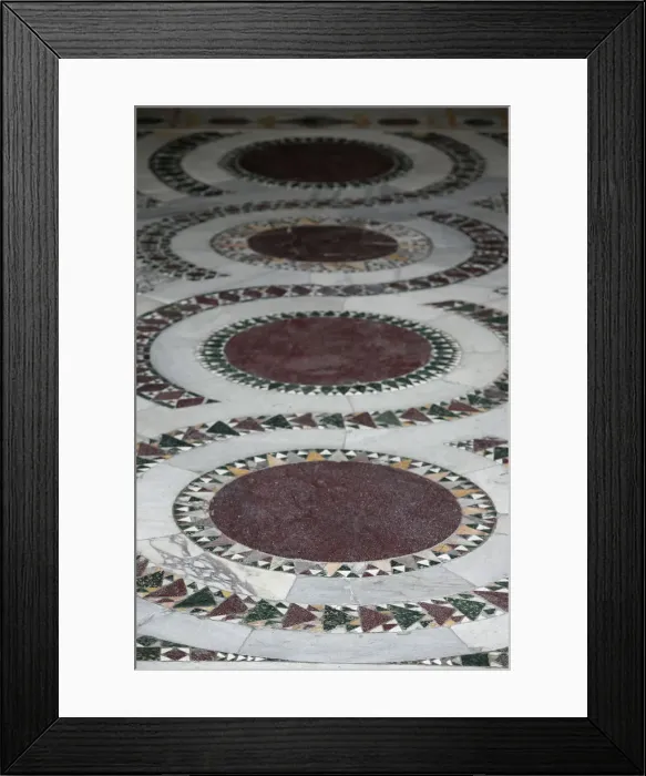Framed Print : Marble floor in San Clemente basilica, Rome, Lazio, Italy, Europe Framed Print : Marble floor in San Clemente basilica, Rome, Lazio, Italy, Europe