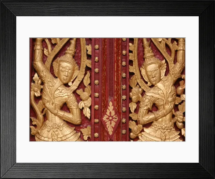 Framed Print : Buddhist deities at Wat Siphoutthabath, Luang Prabang, Laos, Indochina, Southeast Asia Framed Print : Buddhist deities at Wat Siphoutthabath, Luang Prabang, Laos, Indochina, Southeast Asia