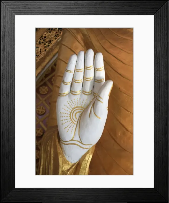 Framed Print : Hand of the Buddha, Dharmikarama temple, Penang, Malaysia, Southeast Asia, Asia Framed Print : Hand of the Buddha, Dharmikarama temple, Penang, Malaysia, Southeast Asia, Asia