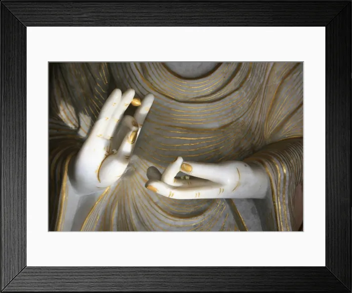 Framed Print : Hands of the Buddha, Dharmikarama temple, Penang, Malaysia, Southeast Asia, Asia Framed Print : Hands of the Buddha, Dharmikarama temple, Penang, Malaysia, Southeast Asia, Asia