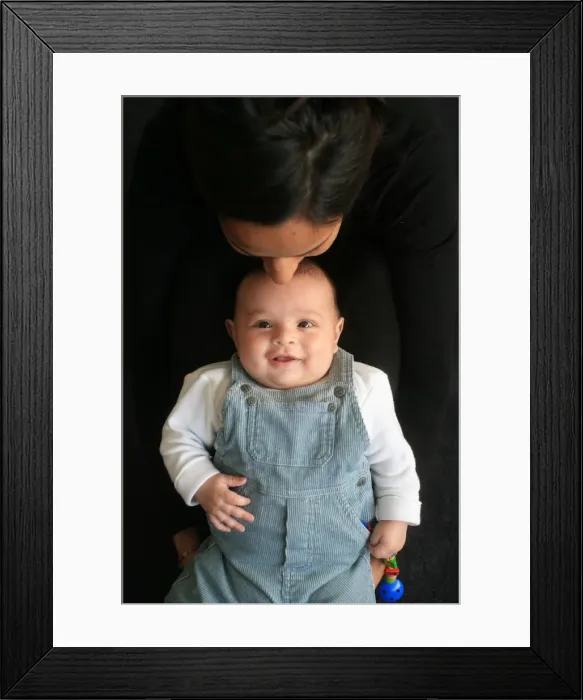 Framed Print : Mother and baby, France, Europe Framed Print : Mother and baby, France, Europe
