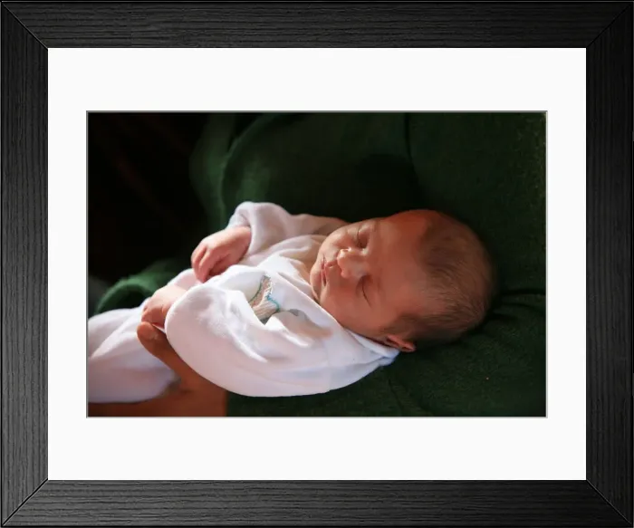 Framed Print : Sleeping baby, France, Europe Framed Print : Sleeping baby, France, Europe