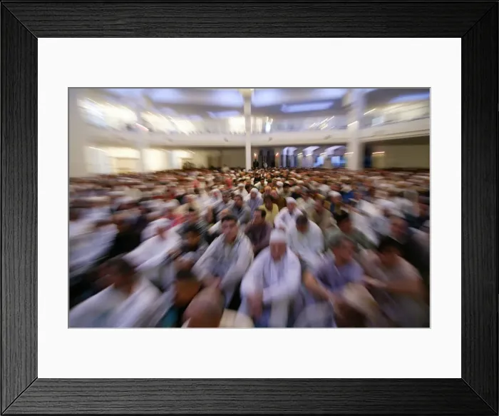 Framed Print : Aid el-Fitr celebrating the end of Ramadan, Great Mosque, Lyon, Rhone, France, Europe Framed Print : Aid el-Fitr celebrating the end of Ramadan, Great Mosque, Lyon, Rhone, France, Europe