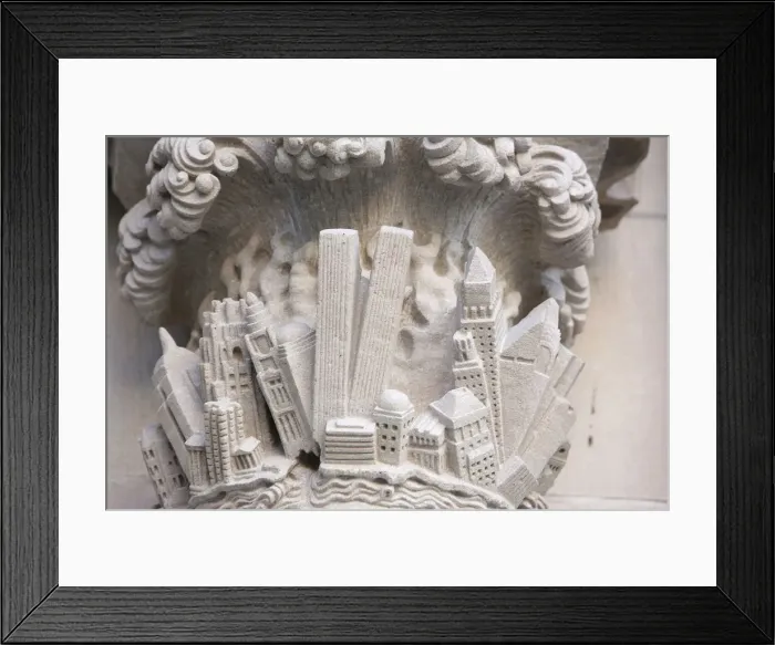 Framed Print : Apocalypse of the Twin Towers, St. John the Divine cathedral, New York Framed Print : Apocalypse of the Twin Towers, St. John the Divine cathedral, New York