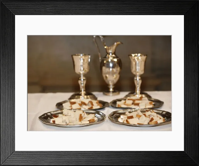 Framed Print : Protestant Eucharist, Paris, Ile de France, France, Europe Framed Print : Protestant Eucharist, Paris, Ile de France, France, Europe