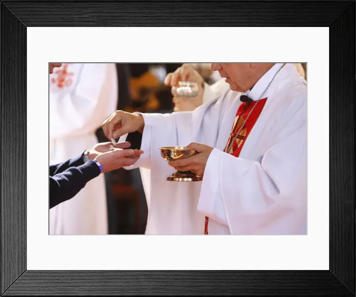 Framed Print : Communion during Mass, World Youth Day, Sydney, New South Wales, Australia, Pacific Framed Print : Communion during Mass, World Youth Day, Sydney, New South Wales, Australia, Pacific