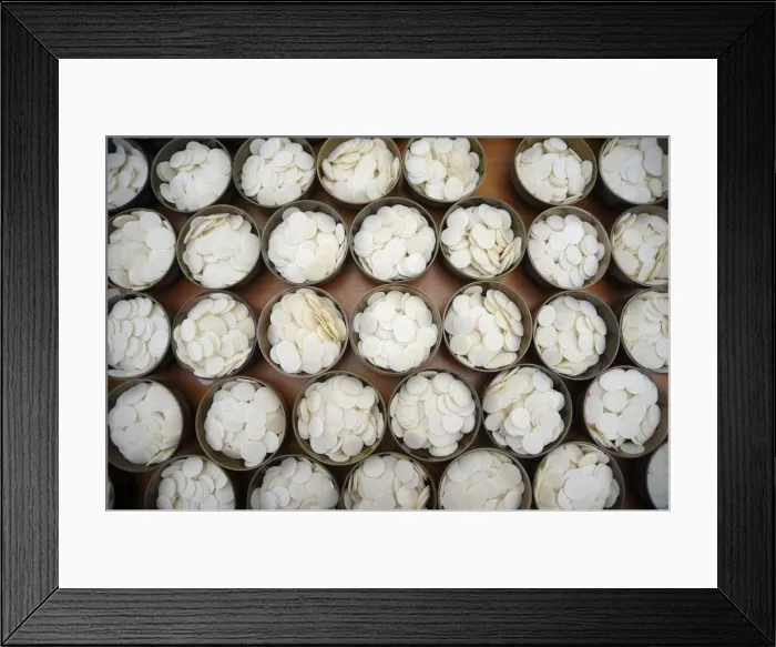 Framed Print : Host wafers for Mass celebrated during Pope Benedict XVIs visit to Lourdes Framed Print : Host wafers for Mass celebrated during Pope Benedict XVIs visit to Lourdes