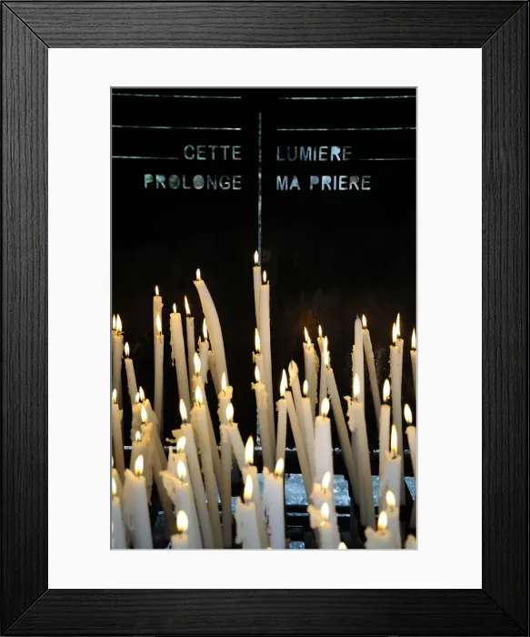 Framed Print : Candles, Lourdes, Hautes Pyrenees, France, Europe Framed Print : Candles, Lourdes, Hautes Pyrenees, France, Europe