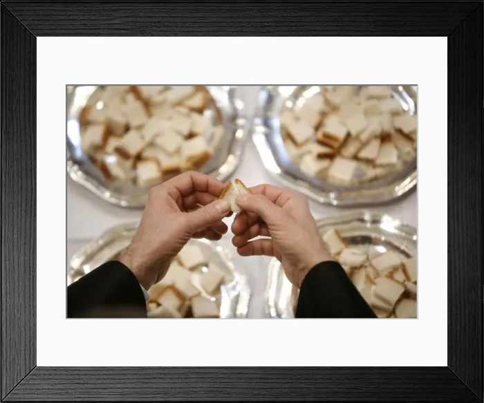 Framed Print : Protestant Eucharist, Paris, Ile de France, France, Europe Framed Print : Protestant Eucharist, Paris, Ile de France, France, Europe