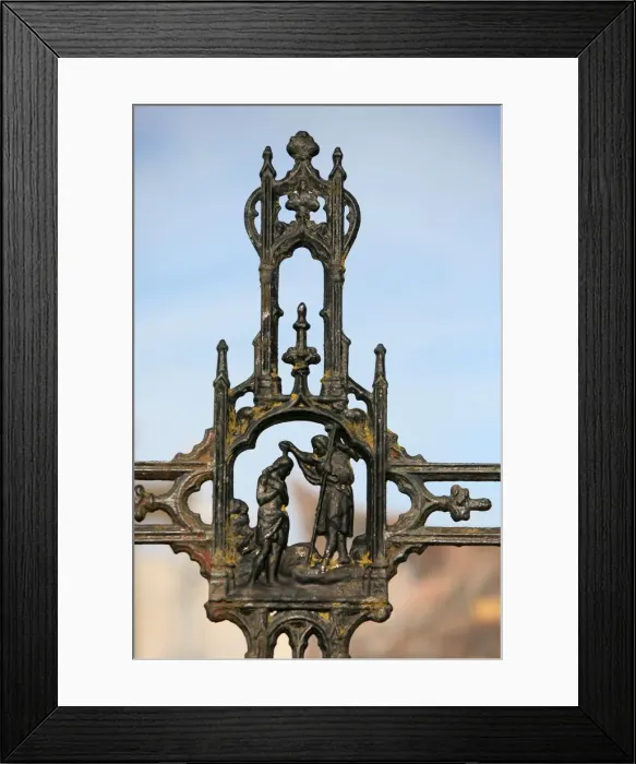 Framed Print : Christs Baptism, Guerande, Loire Atlantique, Brittany, France, Europe Framed Print : Christs Baptism, Guerande, Loire Atlantique, Brittany, France, Europe