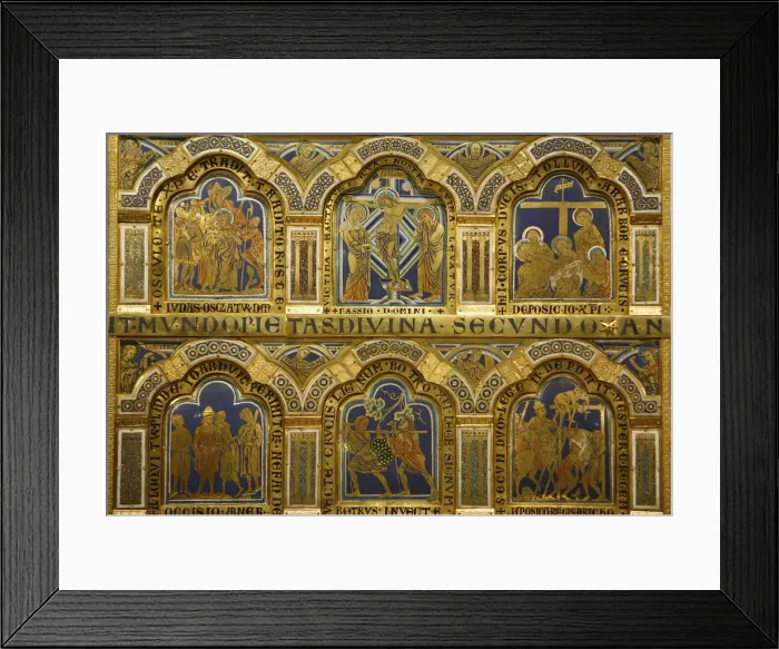 Framed Print : The Verdun Altar, artwork completed by Nicholas of Verdun in 1811, Klosterneuburg Framed Print : The Verdun Altar, artwork completed by Nicholas of Verdun in 1811, Klosterneuburg