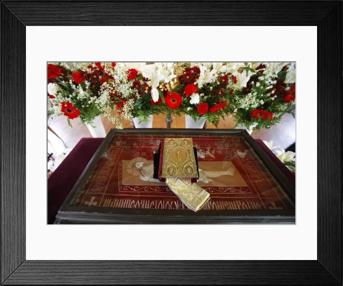 Framed Print : Easter Friday celebration in Saint Serge Orthodox church, Paris, France, Europe Framed Print : Easter Friday celebration in Saint Serge Orthodox church, Paris, France, Europe