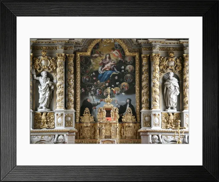 Framed Print : Retable in Notre-Dame de Croas-Batz church, Roscoff, Finistere, Brittany, France, Europe Framed Print : Retable in Notre-Dame de Croas-Batz church, Roscoff, Finistere, Brittany, France, Europe
