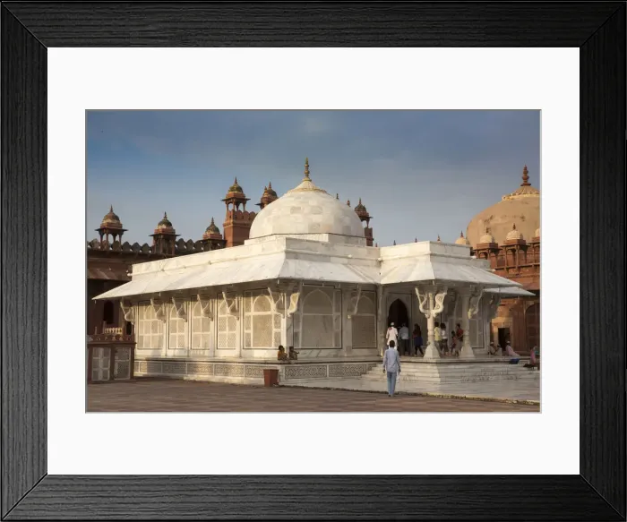 Framed Print : Shaikh Salim Chistis white marble tomb, Fatehpur Sikri, UNESCO World Heritage Site Framed Print : Shaikh Salim Chistis white marble tomb, Fatehpur Sikri, UNESCO World Heritage Site