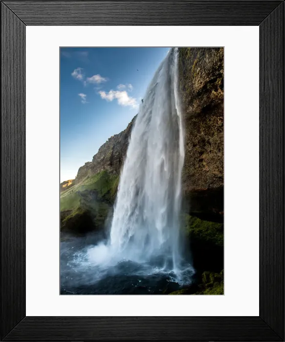 Framed Print : Seljalandsfoss waterfall, Iceland, Polar Regions Framed Print : Seljalandsfoss waterfall, Iceland, Polar Regions