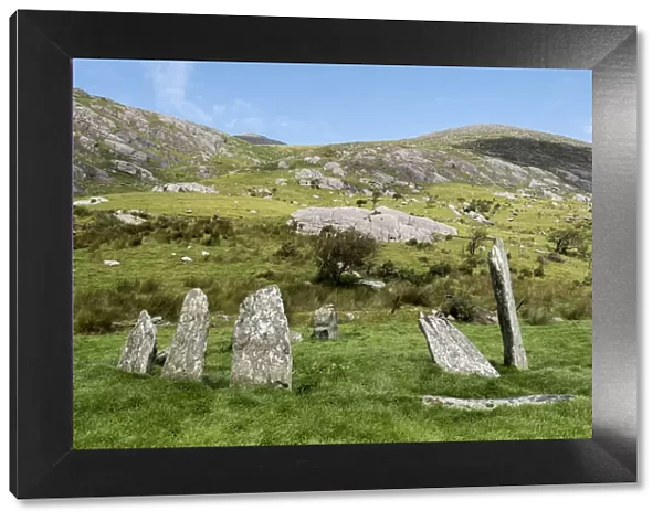 Cashelkeelty Stone Circle, Beara Peninsula, County Kerry, Munster, Republic of Ireland