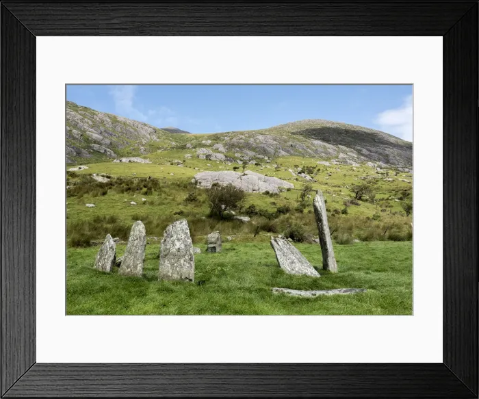 Framed Print : Cashelkeelty Stone Circle, Beara Peninsula, County Kerry, Munster, Republic of Ireland Framed Print : Cashelkeelty Stone Circle, Beara Peninsula, County Kerry, Munster, Republic of Ireland