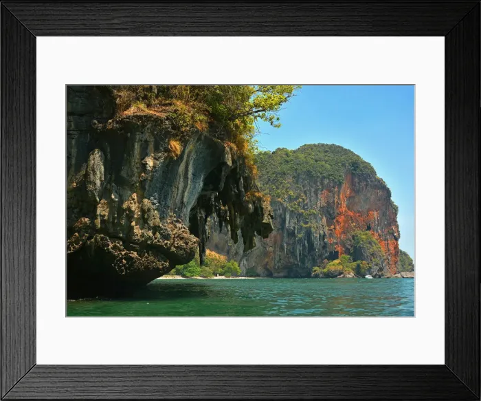 Framed Print : Phranang Bay cliffs, Thailand, Southeast Asia, Asia Framed Print : Phranang Bay cliffs, Thailand, Southeast Asia, Asia