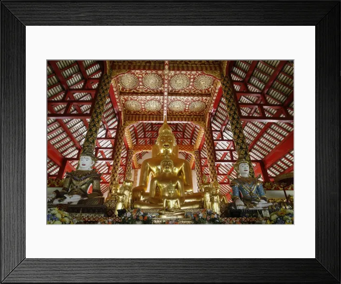 Framed Print : Buddha statues in Wat Suandok, Chiang Mai, Thailand, Southeast Asia, Asia Framed Print : Buddha statues in Wat Suandok, Chiang Mai, Thailand, Southeast Asia, Asia