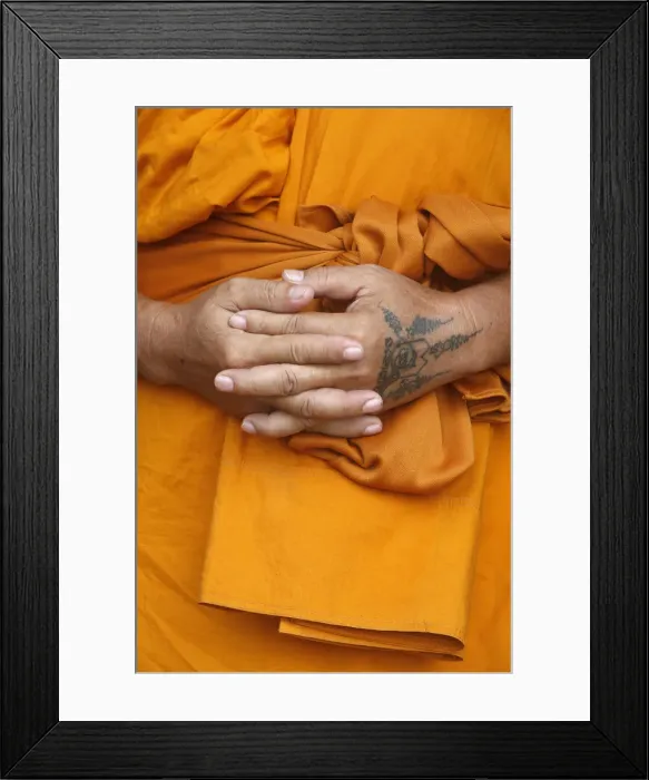 Framed Print : Monk in Wat Khao Takiab, Hua Hin, Thailand, Southeast Asia, Asia Framed Print : Monk in Wat Khao Takiab, Hua Hin, Thailand, Southeast Asia, Asia