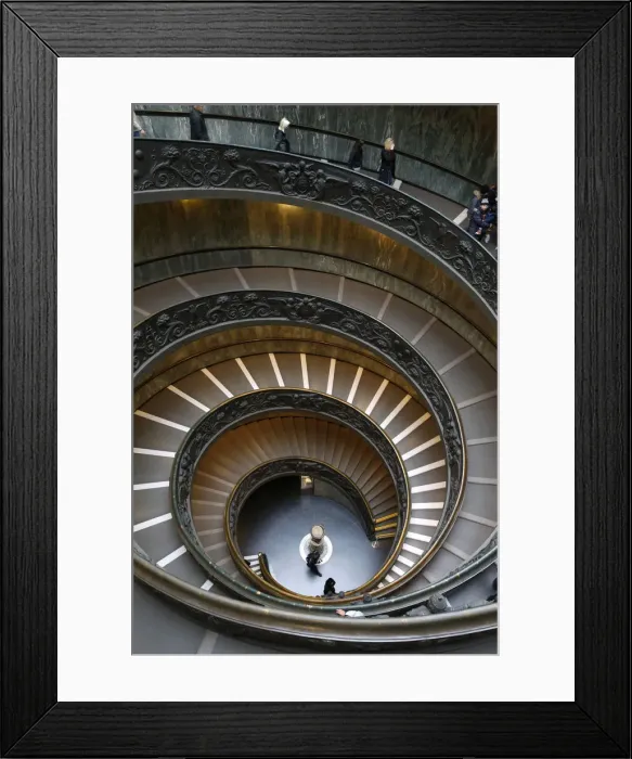 Framed Print : Spiral staircase, Vatican Museum, Rome, Lazio, Italy, Europe Framed Print : Spiral staircase, Vatican Museum, Rome, Lazio, Italy, Europe