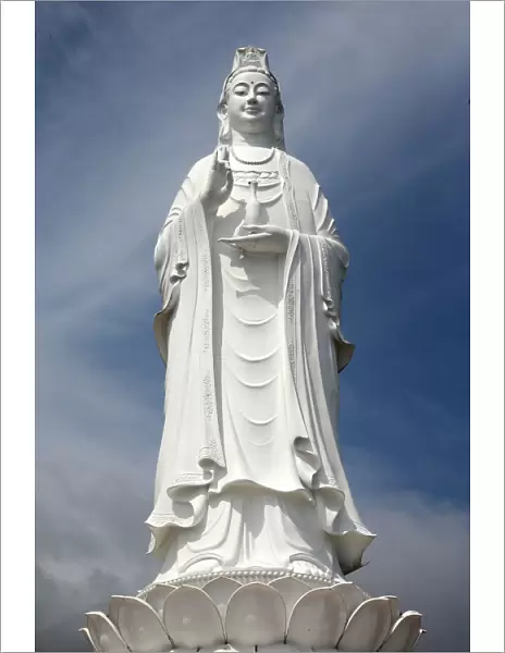 Giant statue 67m tall of Quan Am, Bodhisattva of Compassion (Goddess of Mercy)
