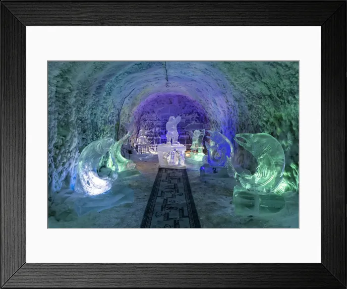 Framed Print : Colourful ice sculptures in the Permafrost kingdom, Yakutsk, Sakha Republic (Yakutia) Framed Print : Colourful ice sculptures in the Permafrost kingdom, Yakutsk, Sakha Republic (Yakutia)