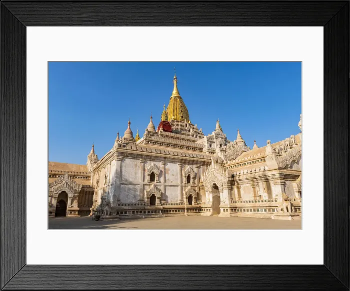 Framed Print : Ananda Temple, Bagan (Pagan), Myanmar (Burma), Asia