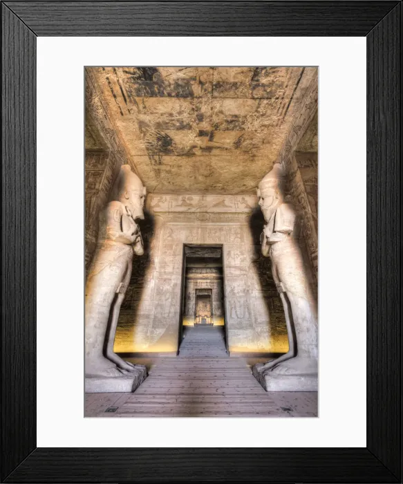 Framed Print : Ramses II statues, Hypostyle Hall, Ramses II Temple, UNESCO World Heritage Site Framed Print : Ramses II statues, Hypostyle Hall, Ramses II Temple, UNESCO World Heritage Site