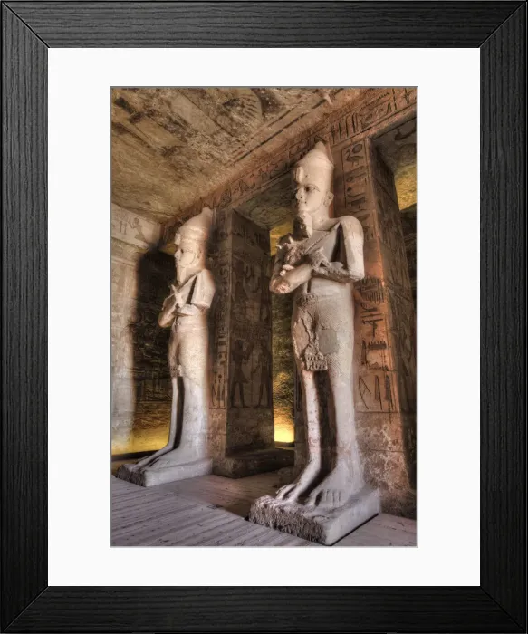 Framed Print : Ramses II statues, Hypostyle Hall, Ramses II Temple, UNESCO World Heritage Site Framed Print : Ramses II statues, Hypostyle Hall, Ramses II Temple, UNESCO World Heritage Site