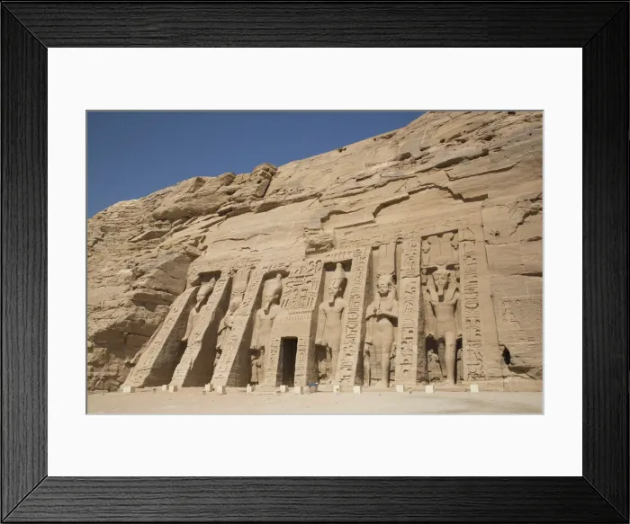 Framed Print : Temple of Hathor and Nefertari, UNESCO World Heritage Site, Abu Simbel, Nubia, Egypt Framed Print : Temple of Hathor and Nefertari, UNESCO World Heritage Site, Abu Simbel, Nubia, Egypt
