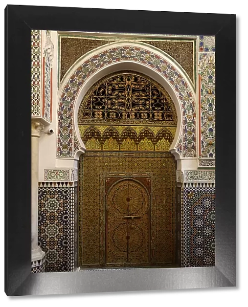 Interior of Zawiya of Moulay Idriss II, Old Medina (Fes el-Bali)