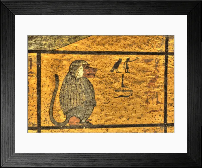 Framed Print : Baboon, West Wall Mural, Tomb of Tutankhamun, KV62, Valley of the Kings Framed Print : Baboon, West Wall Mural, Tomb of Tutankhamun, KV62, Valley of the Kings