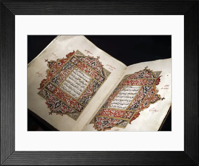 Framed Print : Quran, Pattani, Thailand, 19th century, Islamic Arts Museum, Kuala Lumpur, Malaysia Framed Print : Quran, Pattani, Thailand, 19th century, Islamic Arts Museum, Kuala Lumpur, Malaysia